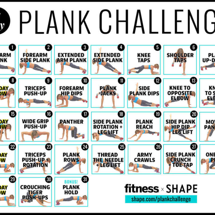 The Ultimate 30-Day Plank Challenge for Your Strongest Core Ever.