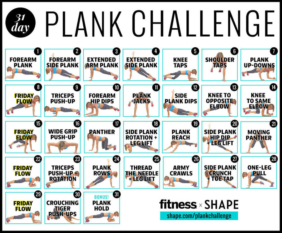The Ultimate 30 Day Plank Challenge For Your Strongest Core Ever The Plank Buddy